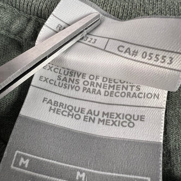 Vintage Y2K Nike Shirt Adult Medium Green & White Faded Small Contrast Logo Tee - Picture 5 of 10